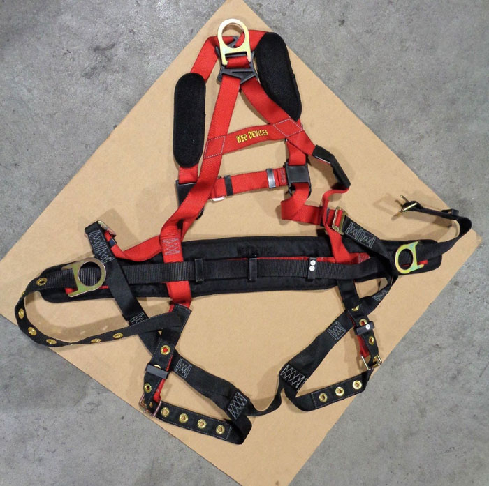 Web Devices XXXXL Full Body Safety Harness, 310lb Max, Poly, H535XXXXL