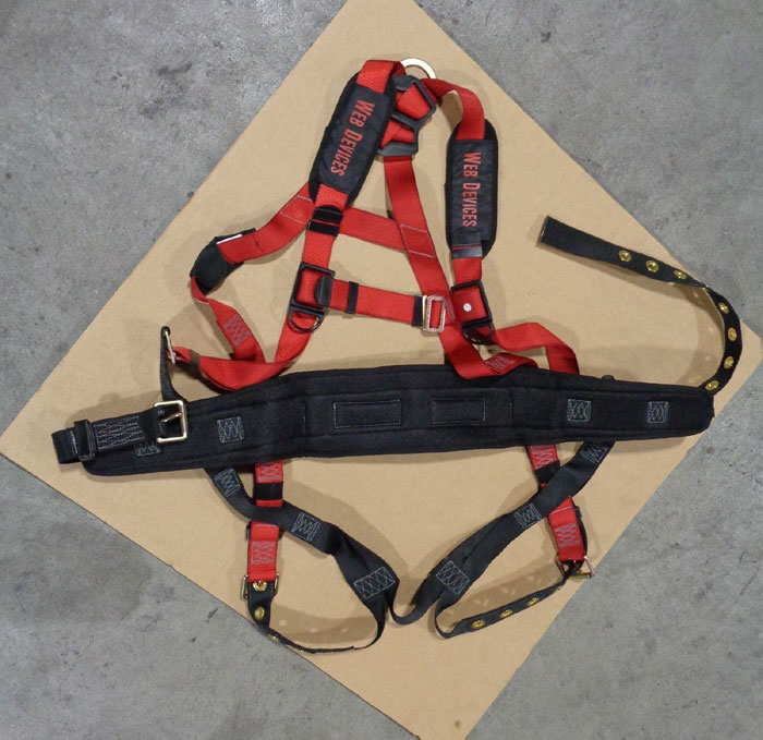 Web Devices XXXXL Full Body Safety Harness, 310lb Max, Poly, H535XXXXL