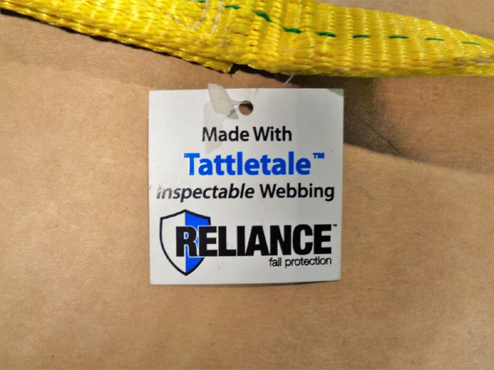 Reliance Single Leg Lanyard, 310 Lb. 6ft, Polyester, 711106, **Lot of (3)**