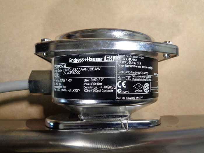 Endress Hauser 2" 150# Promass 83M50 Coriolis Mass Flow Meter w/ Transmitter