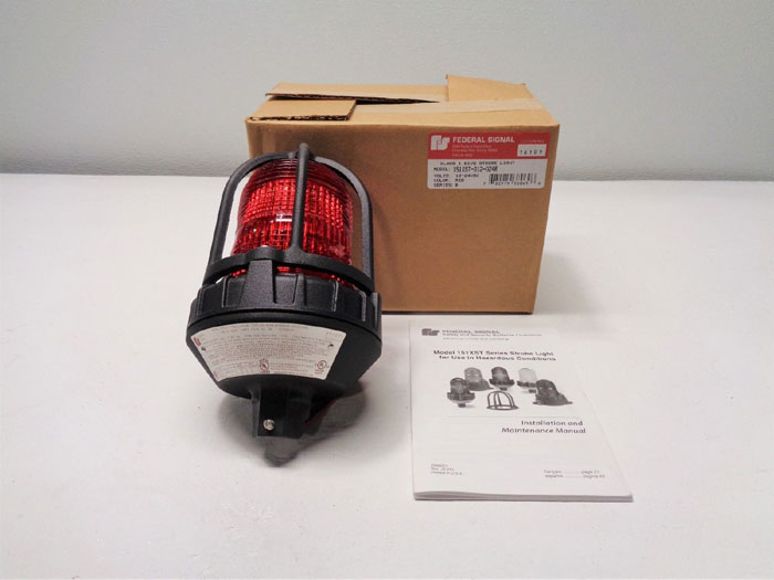 Federal Signal 151XST Red Strobe Light for Hazardous Locations 151XST-012-024R