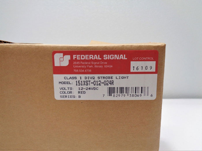 Federal Signal 151XST Red Strobe Light for Hazardous Locations 151XST-012-024R