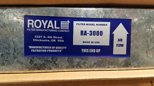Lot of (4) Royal Filters RA-3000