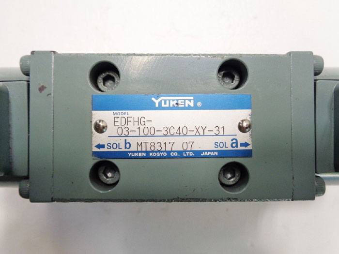Yuken Directional Valve EDFHG-03-100-3C40-XY-31