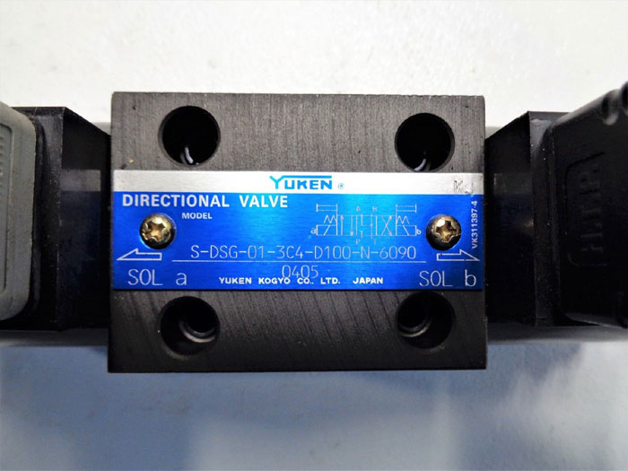 Yuken Directional Valve S-DSG-01-3C4-D100-N-6090