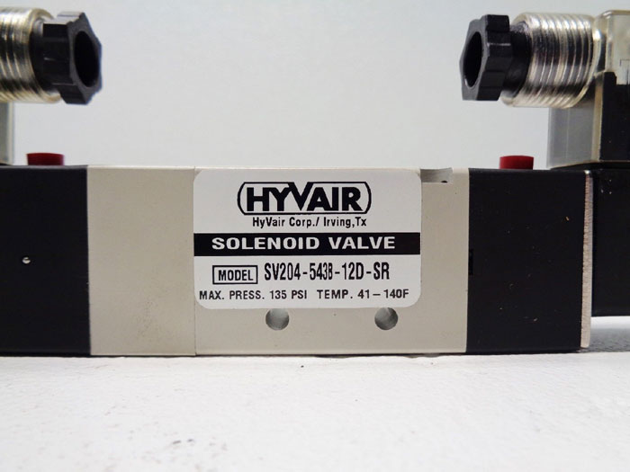 Hyvair Solenoid Valve SV204-543B-12D-SR
