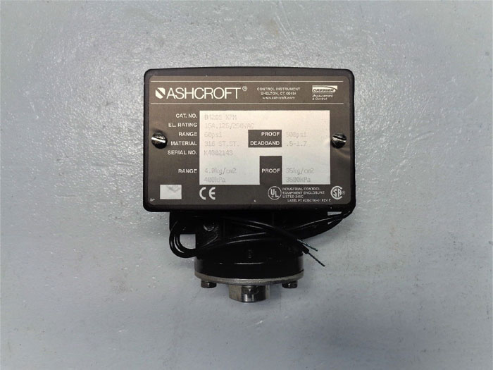 Ashcroft 60 PSI Pressure Switch B420S XFM