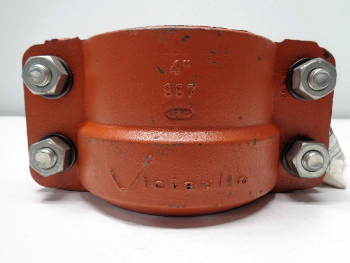 Victaulic Transition Coupling for HDPE Pipe, 4", Style# 997