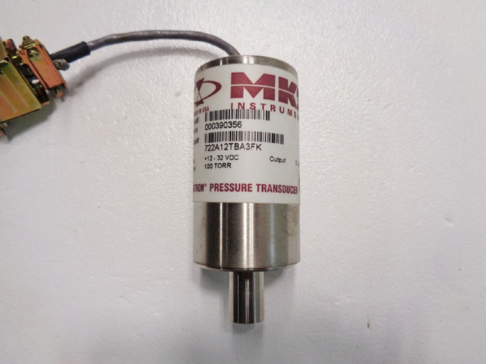 MKS Baratron Pressure Transducer 722A12TBA3FK