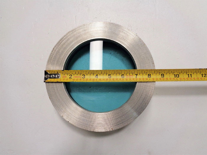 6" 300# Sight Glass Flange, 316 Stainless Steel