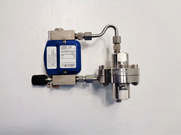 Krohne DK32/RE Variable Area Flow Meter w/ Differential Pressure Regulator