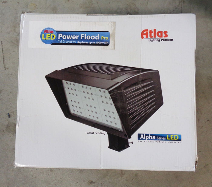 Atlas Alpha Series 162W LED Power Flood Pro Light Fixture PFXL162LEDS