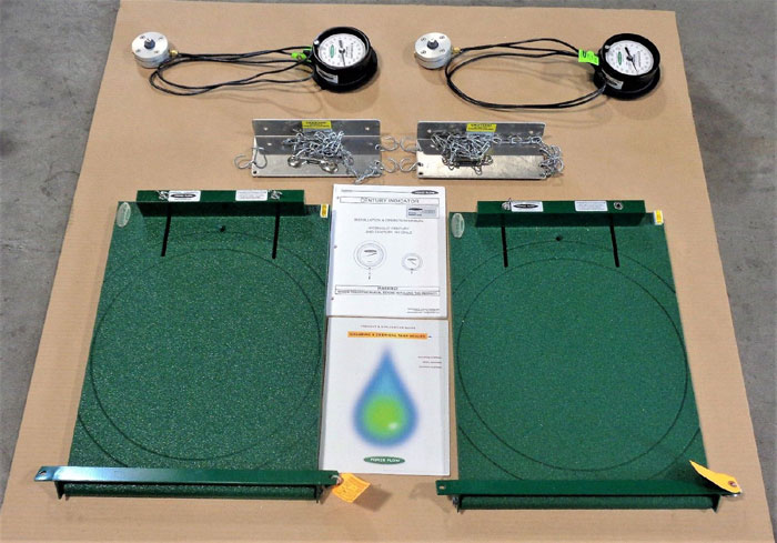 Force Flow 150 Lb. Dual Chlor-Scale Chemical Tank Kit w/ Century Indicator 4D400