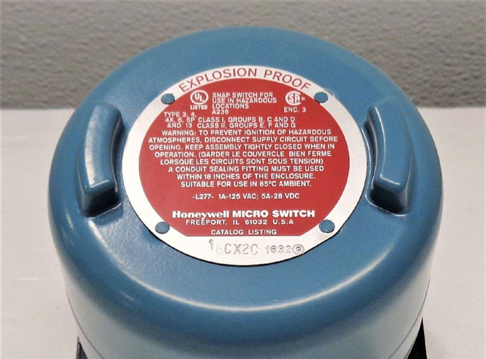 Honeywell Micro Switch 16CX2C, Explosion Proof