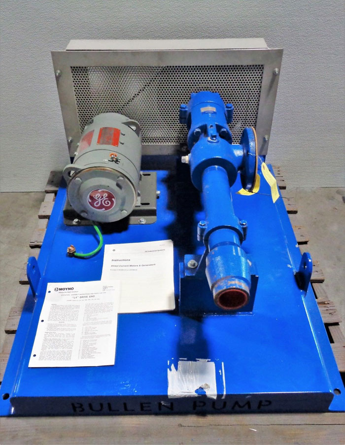 Moyno L-Frame Series Pump 2L4 CDQ 3AAA, Part# 3904012002 w/ GE 1.5 HP Motor