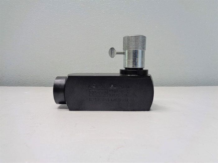 Parker Hydraulic 1/2" Flow Control Valve, 3000 PSI, 15 GPM, PCCM800S  FV-20BA