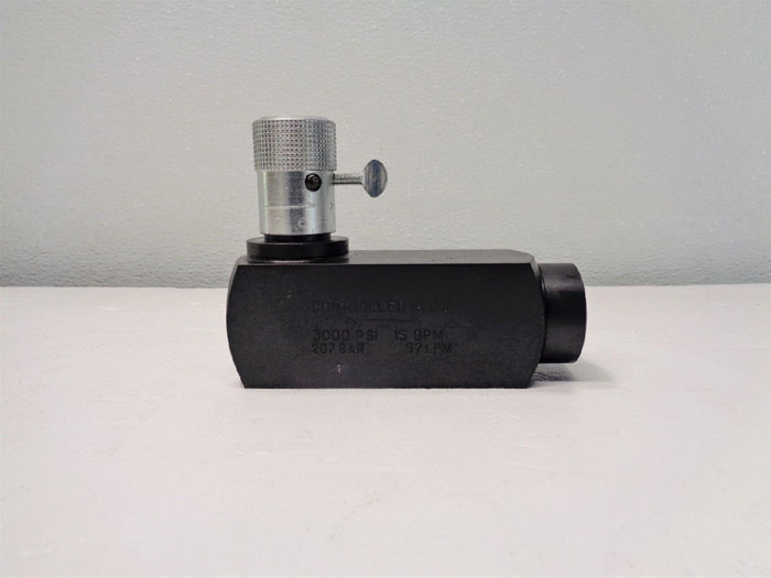 Parker Hydraulic 1/2" Flow Control Valve, 3000 PSI, 15 GPM, PCCM800S  FV-20BA