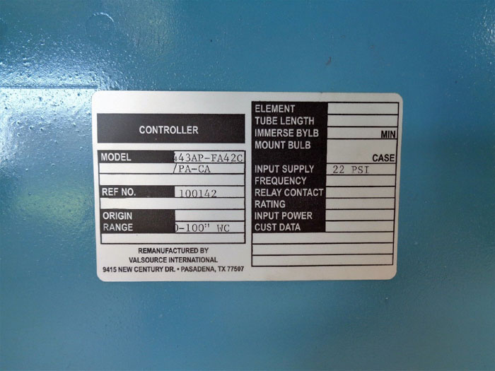 Foxboro Pneumatic Controller 443AP-FA42C