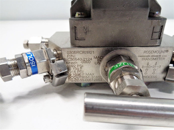 Rosemount Pressure Transmitter 3051S2CD2A2A11A1AE5M5 with 0-250 in H2O