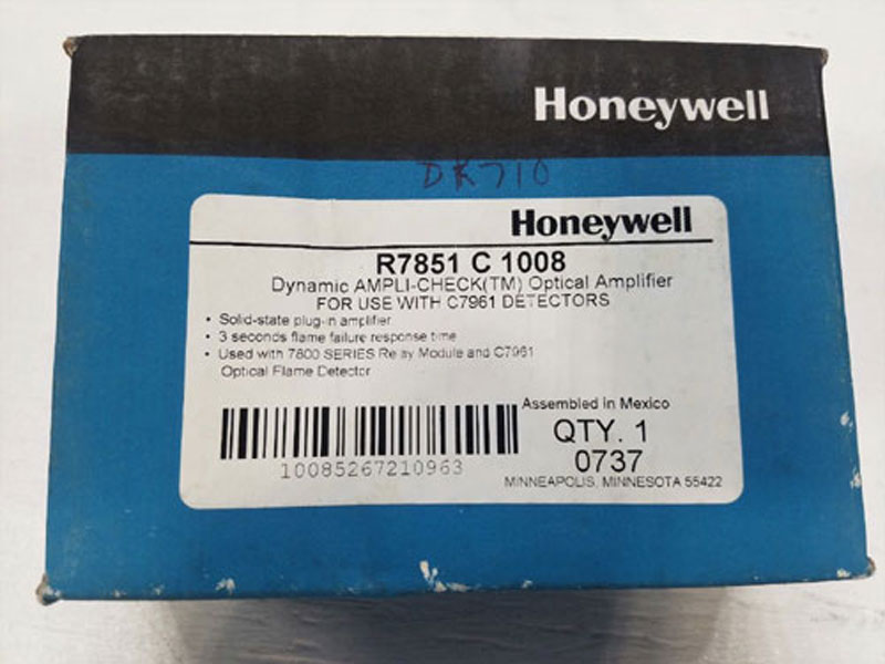 Honeywell Dynamic Ampli-Check Optical Flame Amplifier R7851 C 1008