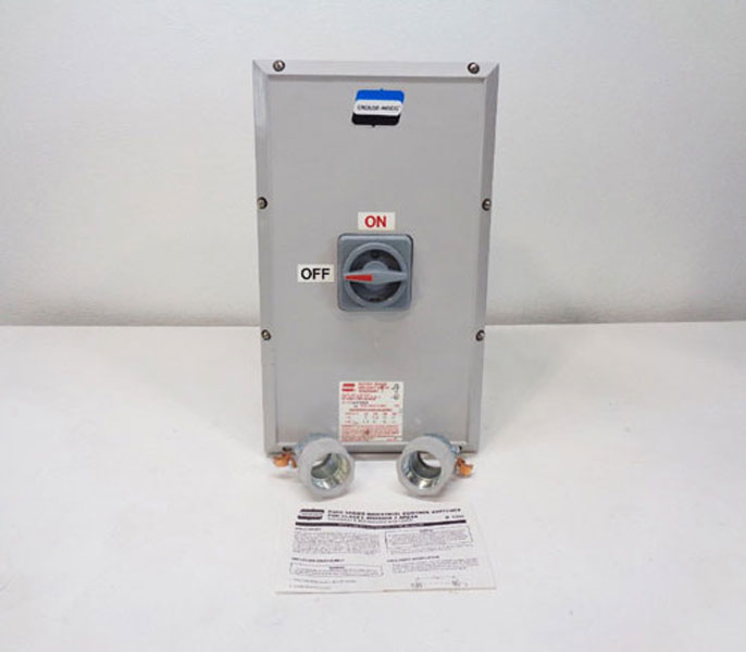 Crouse Hinds N2RS Control Switch N2RS603, 60A w/ Disconnect Switch RSWP603