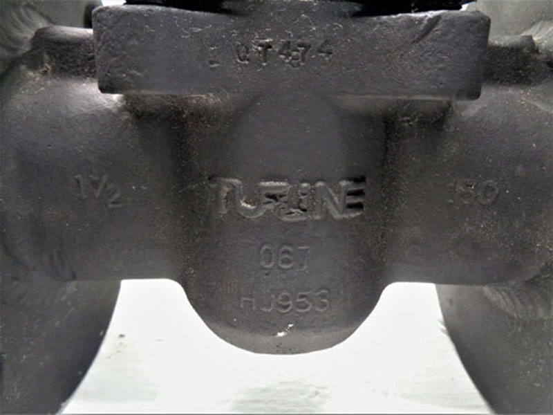 Tufline 1-1/2" 150# WCB 2-Way Plug Valve