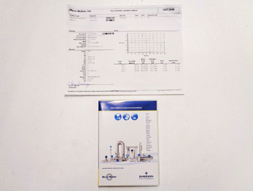 Micro Motion 2" x 1.5" 600# Coriolis Flow Meter #CMF200M420N2BAEZZZ